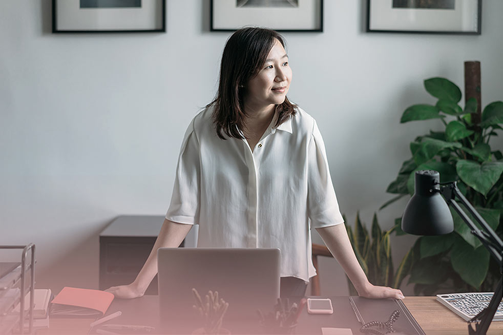 Woman at Desk